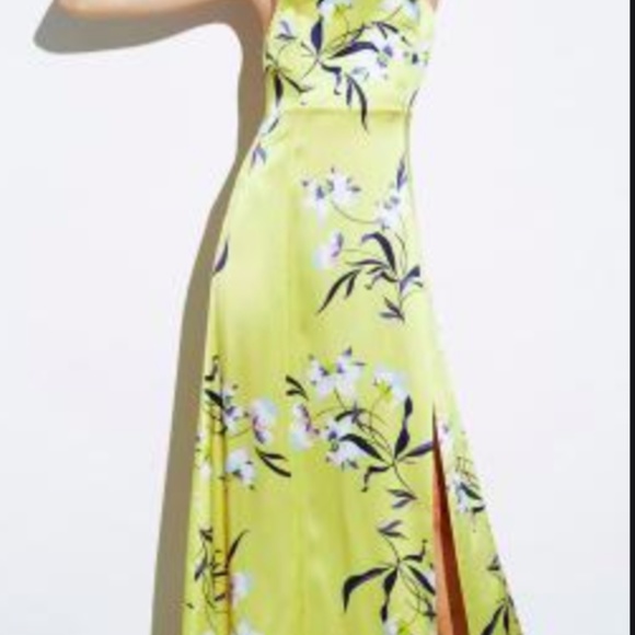 AMANDA UPRICHARD AVIVA GOWN IN HONEYSUCKLE - Picture 4 of 7